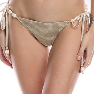 Ramy brook- Tie-Side Bikini Bottom
Gold brand new 
Top for sale in other post